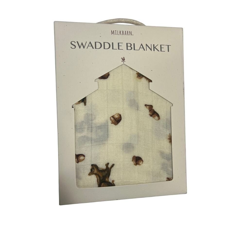 MILK BARN BRAND NEW SWADDLE BLANKET